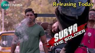 Surya The Soldier Hindi Dubbed Full Movie  Allu Arjun  Releasing Today [upl. by Omik]