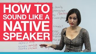 How to sound like a native speaker  Word Stress [upl. by Daly]