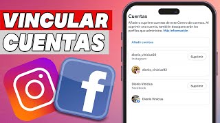 Como Vincular Mi Cuenta de Instagram Con Facebook 2024 [upl. by Papst]