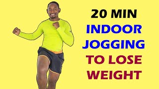 20 Minute Indoor Jogging Exercise to Lose Weight At Home [upl. by Leslie]