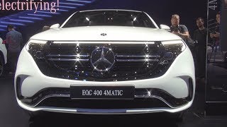 MercedesBenz EQC 400 4MATIC White 2019 Exterior and Interior [upl. by Gisela]