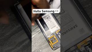 samsung A23 screen replacement repair shorts smartphone [upl. by Irahc178]