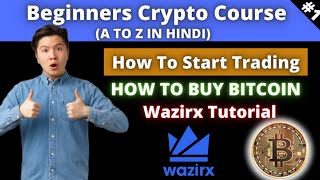 crypto trading for beginners in hindi  how to buy bitcoin in india  wazirx me account kaise banaye [upl. by Enidualc]