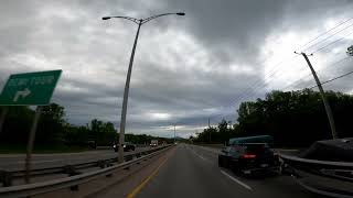 Quebec Driving 015 Sainte Annede Beaupre Quebec To Tadoussac QC [upl. by Teerpnam]