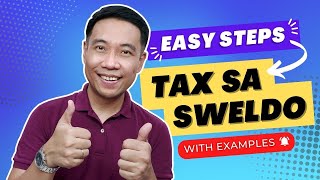 How to Compute Tax on Salary  PAANO MAG COMPUTE NG TAX SA SWELDO [upl. by Hatnamas908]