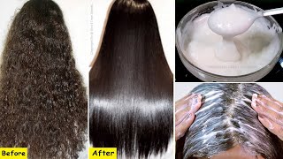 Straight Hair at Home  Permanent Hair Straightening  Home Made Hair Straightening Cream [upl. by Madai567]