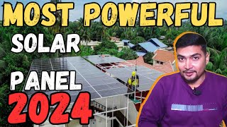 Most Powerful Solar Panel 2024  Best Solar Panels For Home 2024  Purushotam Pandey [upl. by Otilesoj485]