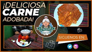 👉Cómo hacer CARNE ADOBADA GUATEMALTECA🍖  Cómo preparar CARNE ADOBADA DE GUATEMALA  Adobado [upl. by Boylston]