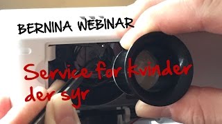 BERNINA Webinar Service til kvinder der syr [upl. by Aisad275]