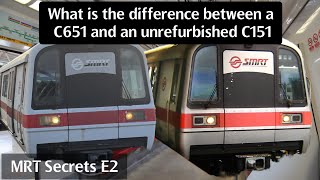 MRT Secrets E2  What is the difference between the unrefurbished C151 and the C651 [upl. by Marduk]