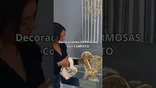 MANUALIDADES CON CEMENTO PARA DECORAR EL HOGAR trending [upl. by Mannuela726]