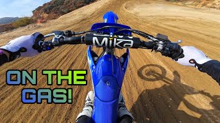 On The Gas At Glen Helen  YZ250F Raw [upl. by Dwayne]