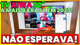 SMART TV AIWA LED 32quot vale a pena  Análise  Review [upl. by Ettennan324]