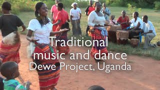 Ugandan traditional music and dance  Buganda kingdom  Dewe project [upl. by Bravin911]