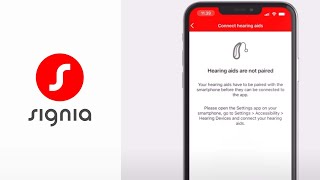 How to pair Signia hearing aids to an iPhone or iPad  Signia Hearing Aids [upl. by Enileuqkcaj126]