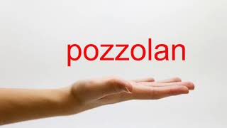 How to Pronounce pozzolan  American English [upl. by Ainsworth]