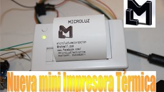 Impresora Térmica Para Microcontroladores [upl. by Yrtneg]