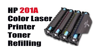 HP Color Laserjet Toner Refilling [upl. by Aivatahs]