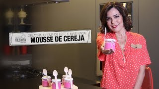 Mousse de Cereja Gelatina creme de leite e mais nada [upl. by Cowie]