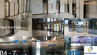 OTIS And Kleemann Elevator Tour At Thiso Mall Sala HCMC VN [upl. by Ahsropal]