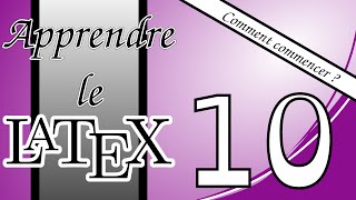 10  Comment commencer avec LaTeX  Les symboles mathématiques [upl. by Katalin]