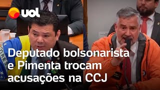 Deputado bolsonarista ataca Pimenta que responde Não sou Flávio Bolsonaro que faz rachadinha [upl. by Ailis]