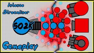 Diepio  Intense Streamliner Gameplay 502k  FFA [upl. by Kus393]