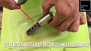 VVTI solenoid amp Filter Strainer Cleaning OCV Oil Control Valve cleaning Toyota Vios How To DIY [upl. by Neeloc]