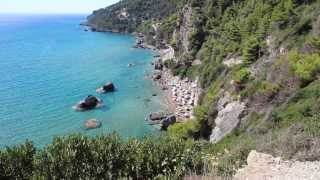 Mirtiotissa beach Corfu Greece september 2013 [upl. by Ellerred]