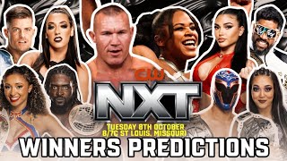 WWE NXT St Louis Missouri  Winner Predictions  Boom Wrestling [upl. by Kenlee]