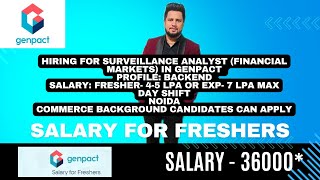 Genpact Salary for freshers  Genpact vacancy latest update genpactjob genpactjobs [upl. by Athene]