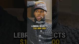 LeBron Rejects 10 Million Check in High School [upl. by Lanna]