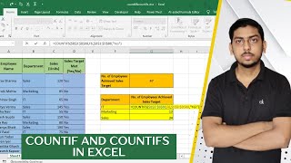 COUNTIF amp COUNTIFS in Excel  Excel Basics [upl. by Trembly]