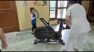 Reach Maxkare Spin Exercise Bike For Home Fitness [upl. by Anyrtak]