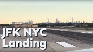 JFK Airport New York Landing John F Kennedy Landing [upl. by Pennebaker276]