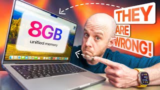 The SHOCKING TRUTH about the 8GB M3 MacBook Pro [upl. by Ynohtnaeoj]