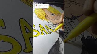 How to draw sanji shorts [upl. by Hartill]