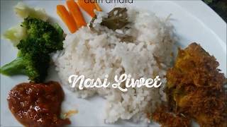 Resep Nasi Liwet Simple Sederhana Tinggal Cemplung di Rice Cooker ala Masakan Rumahan [upl. by Richlad677]