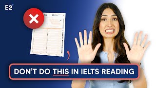 Dont do THIS in the IELTS Reading Test [upl. by Eiramanel596]