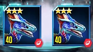 UTAHRAPTOR LEVEL 40  Jurassic World The Game [upl. by Sitrik473]