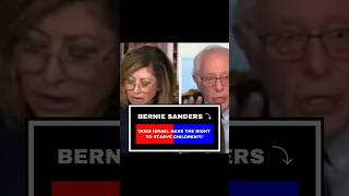 Bernie Sanders poses the right questions➡️ Does Israel have a to starve children [upl. by Llimaj]