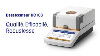 HC103 Moisture Analyzer FR [upl. by Bernj]