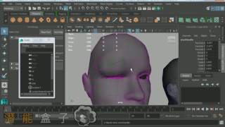 MAYA教學 367 blendshape臉部表情與鏡射 [upl. by Ahsayn]