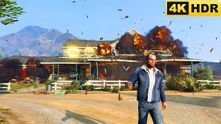 GTA V Destroy the ONeils Meth Lab CHINESE MISSION  Realistic Ultra Graphics Gameplay 4k 60fps [upl. by Nile]