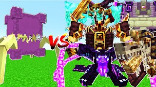 MUTANT SHULKER VS LENDERS CATACLYSM BOSSES  MINECRAFT [upl. by Haywood476]