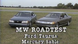 Retro Review 1986 Ford Taurus amp Mercury Sable [upl. by Nnylyaj211]