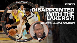 Stephen A periodically finds himself DISAPPOINTED with the Lakers 👀  First Take [upl. by Alesig]