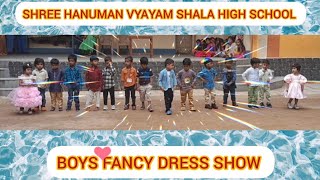 BOYS FANCY DRESS SHOW❤️by our heros❤️ HvsHighscholfancydress 2024 children day hvs [upl. by Eidob]