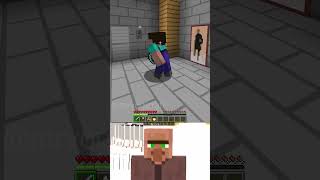 Super Automatic Door Minecraft Villager Oi Oi Oi memeshorts minecraft [upl. by Siloam236]