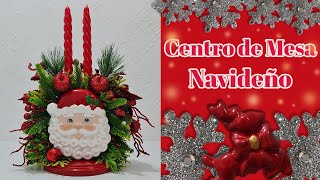 Centro de Mesa Navideño 🎅🏻 DIY Navideño 🎄 Christmas Centerpiece [upl. by Skeie]